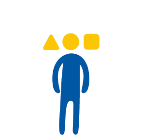 design of a hand-drawn pictogram icon of a position for the company Aviva