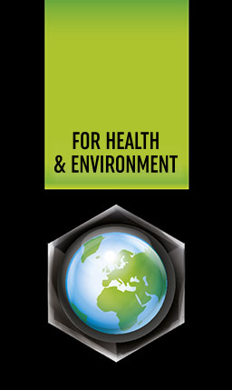 modern futuristic 3d icon of benefit product health and environmental protection for Tikkurila paint