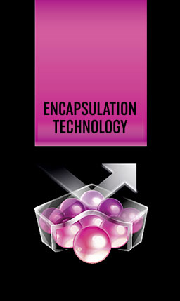 modern futuristic 3d icon of benefit product encapsulation technology for Tikkurila paints