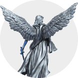 pharmaceutical logo inspiration: An angelic figure with outstretched wings