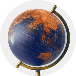 inspiration for digital marketing agency logo: Earth globe