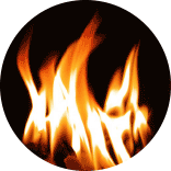 Outdoor Smokehouses logo inspiration: Flames of fire